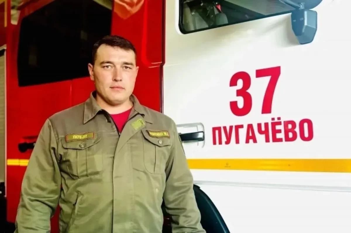 В Удмуртии пожарный в свой выходной спас подростка из огня