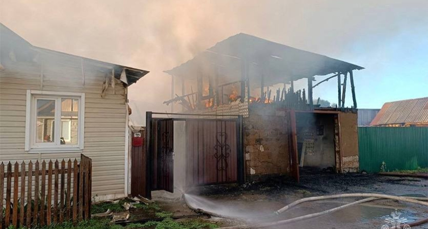 Мужчина погиб на пожаре в Удмуртии