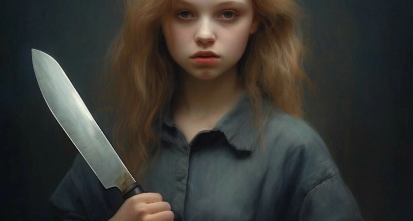 Девушка всадила в ногу возлюбленного нож