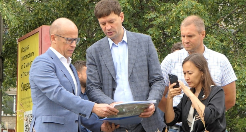 Глава Удмуртской Республики Александр Бречалов посетил Глазов