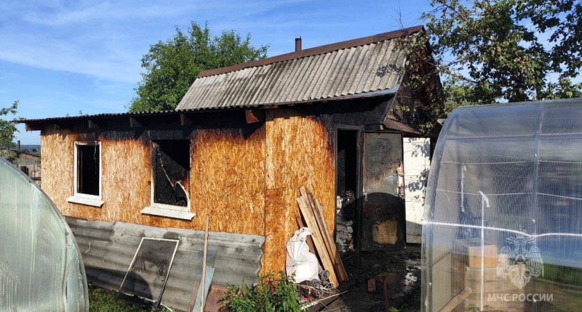 В Удмуртии на пожаре пострадал 10-летний ребенок