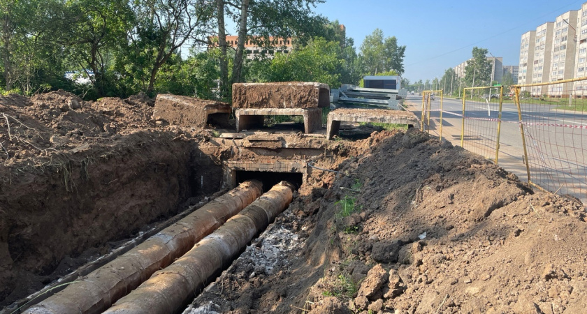 Горячую воду части домов Левобережья дадут уже сегодня, кроме домов на улице Сибирской