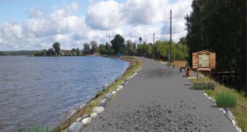 На берегу Пудемского пруда в Ярском районе появится музейная набережная