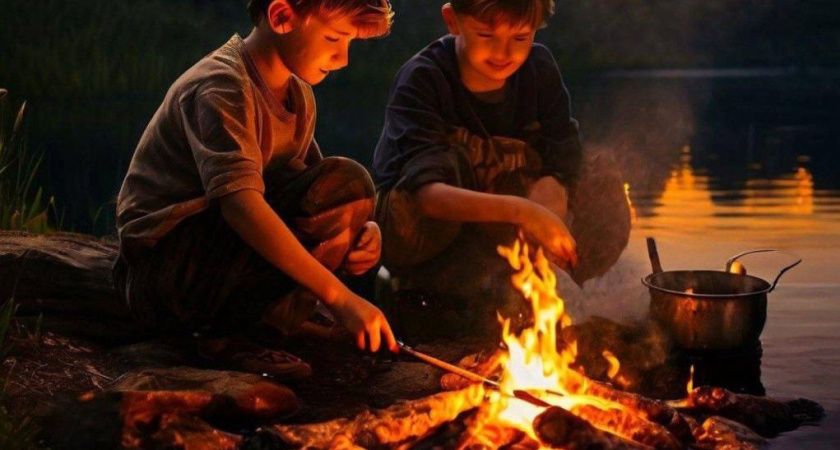 В Удмуртии ребенок получил ожоги при разведении костра