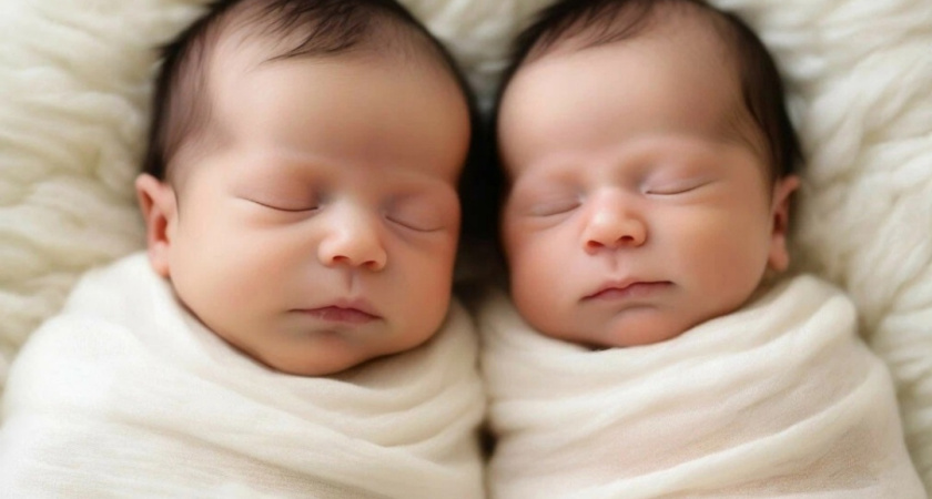 59 пар двойняшек родились в Удмуртии за шесть месяцев этого года