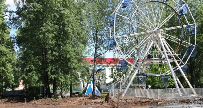 Завтра в Глазове в парке Горького заработают аттракционы