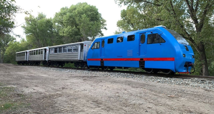 В Удмуртии сделали поезд для детской железной дороги