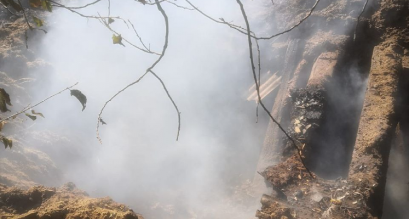 Жительница Балезинского района развела костер в овощной яме и оставила его на всю ночь