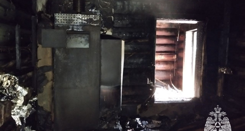 Баня, отапливаемая газом, горела в Удмуртии