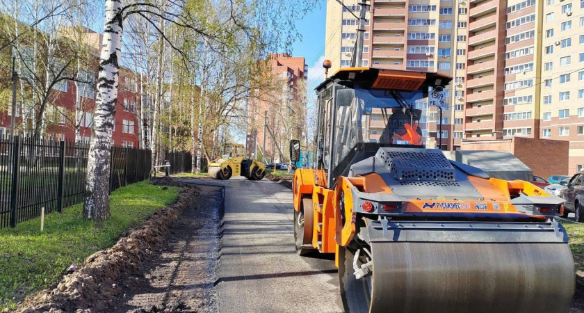 Четыре участка дороги запланировано отремонтировать в Глазове в 2025 году