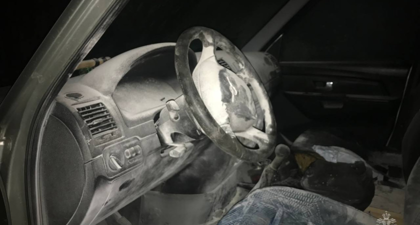 УАЗ Патриот загорелся на трассе в Удмуртии