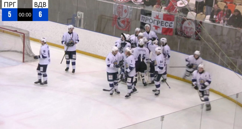 Хоккеисты «Прогресса» уступили клубу «Рязань-ВДВ» в серии буллитов