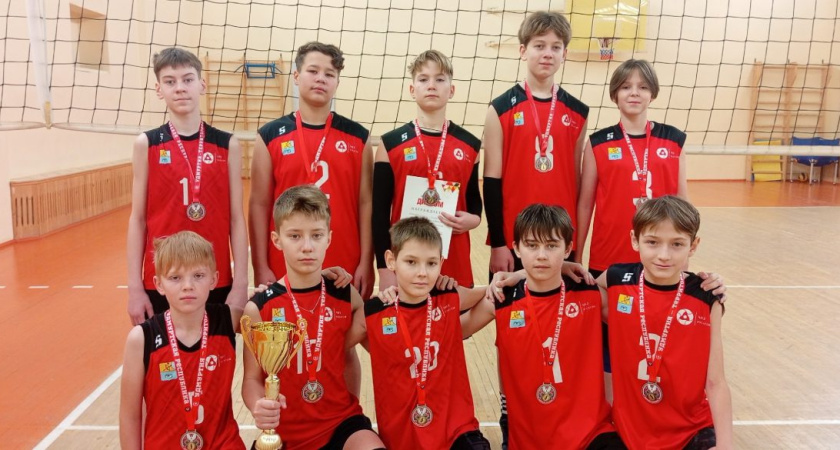 Юные волейболисты из Глазова отлично выступили на соревнованиях