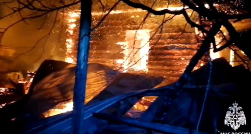 В Балезинском районе случился страшный пожар