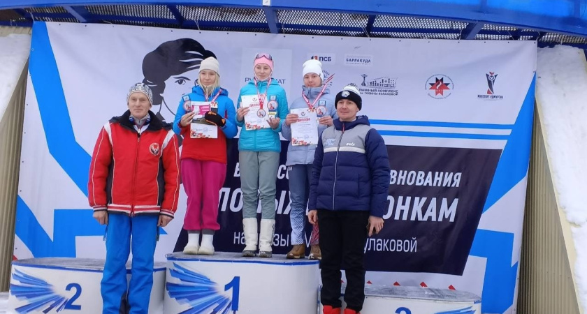 Глазовская лыжница Катерина Худякова выиграла соревнования на призы олимпийской чемпионки Галины Кулаковой