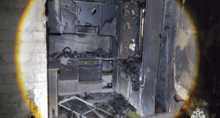 Три человека чуть не погибли на пожаре в Удмуртии