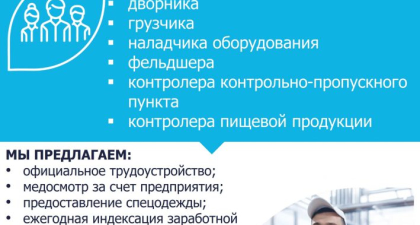 Актуальные вакансии в Глазове!