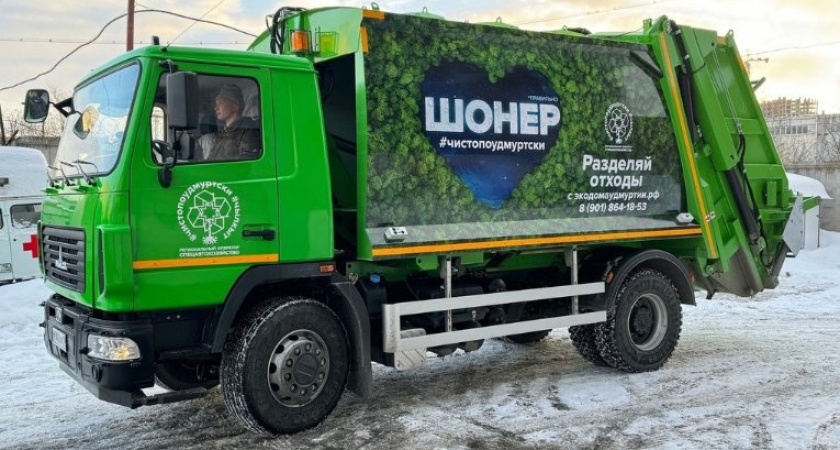 800 КАМАЗов с мусором собрали в Удмуртии за новогодние праздники