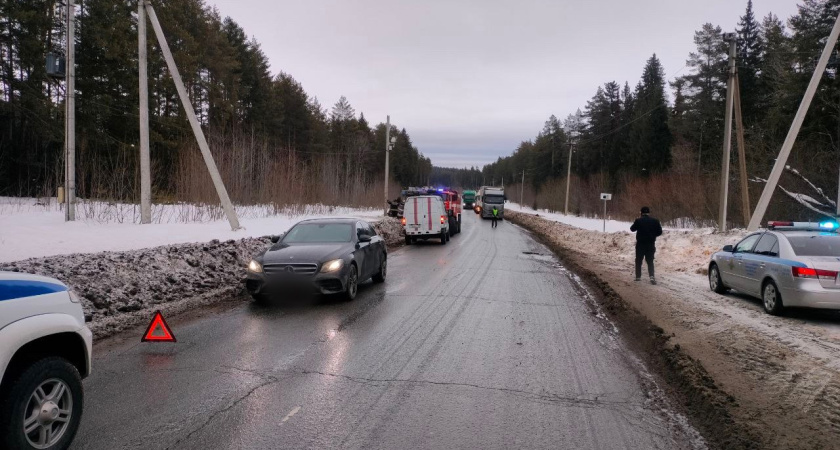 Смертельное ДТП произошло на трассе в Удмуртии