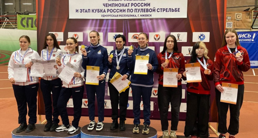 Глазовские спортсменки отличились на Чемпионате России по пулевой стрельбе