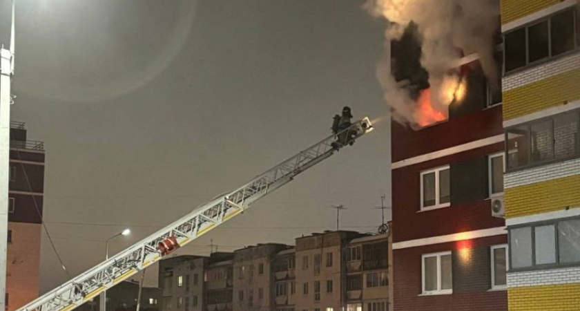 На пожаре в Ижевске пострадали дети