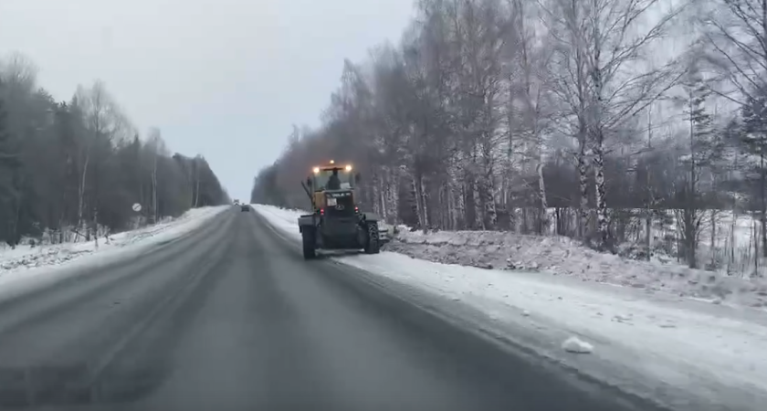 На трассах Игра-Глазов, Глазов-Красногорское запланированы работы по расчистке дорог