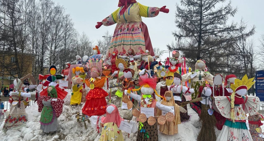 В Глазове проводили зиму