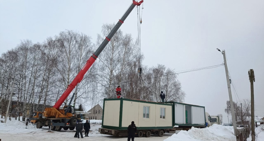 В деревне Трубашур Глазовского района возводят новый ФАП