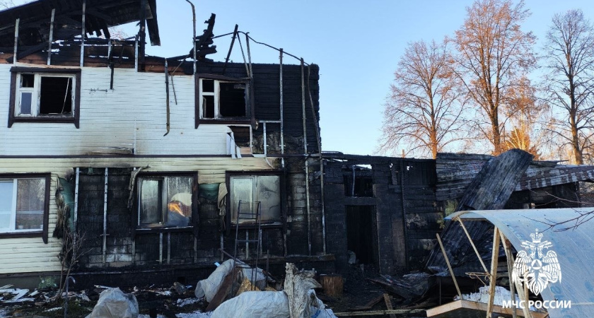 Мужчина едва не погиб на пожаре в Удмуртии