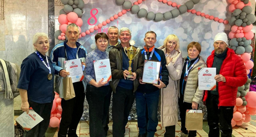 Команда Глазова успешно выступила на зимней спартакиаде среди пенсионеров Удмуртии