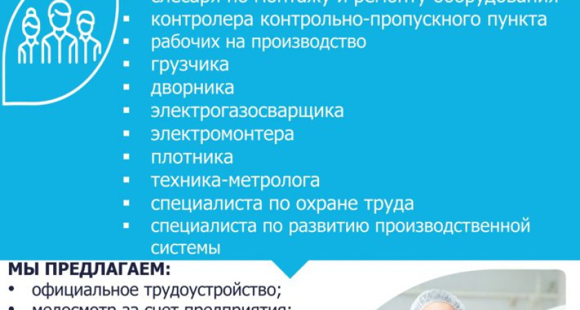 Актуальные вакансии в Глазове!