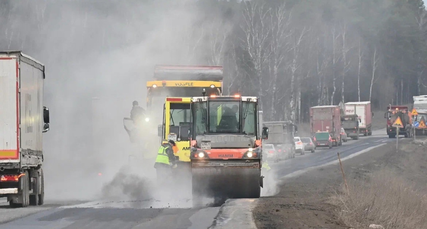 В Удмуртии начался ремонт федеральной трассы возле села Юськи