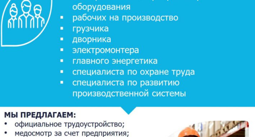 Актуальные вакансии в Глазове!