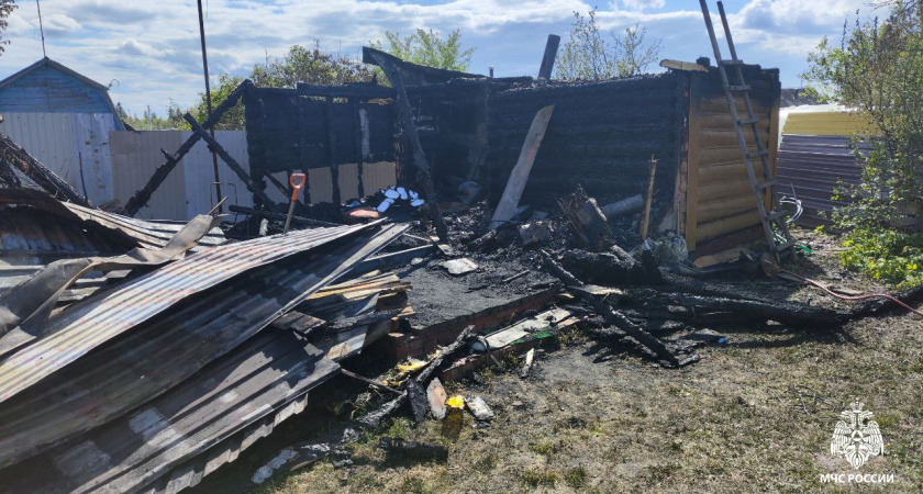 Мужчина погиб на пожаре в Удмуртии