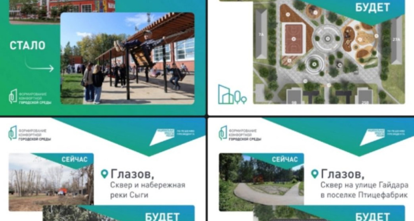 Глазовчане продолжают выбирать территорию, которую благоустроят в следующем году