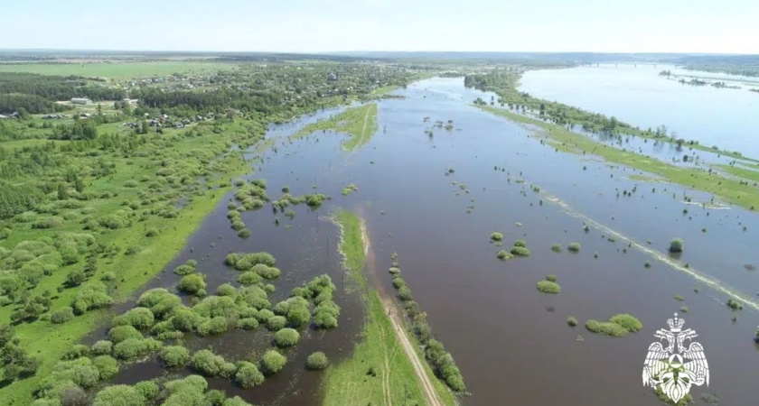 За уровнем воды в Каме наблюдают с помощью беспилотников