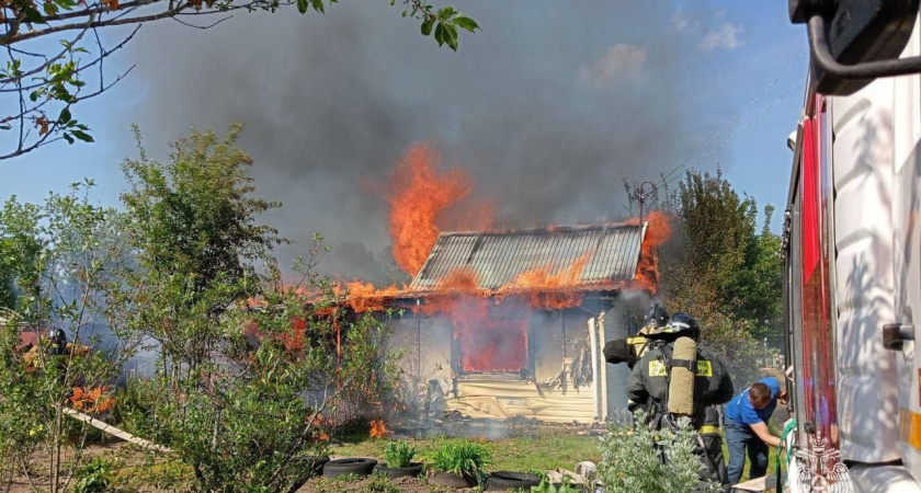 Разогревание олифы привело к пожару в Воткинске