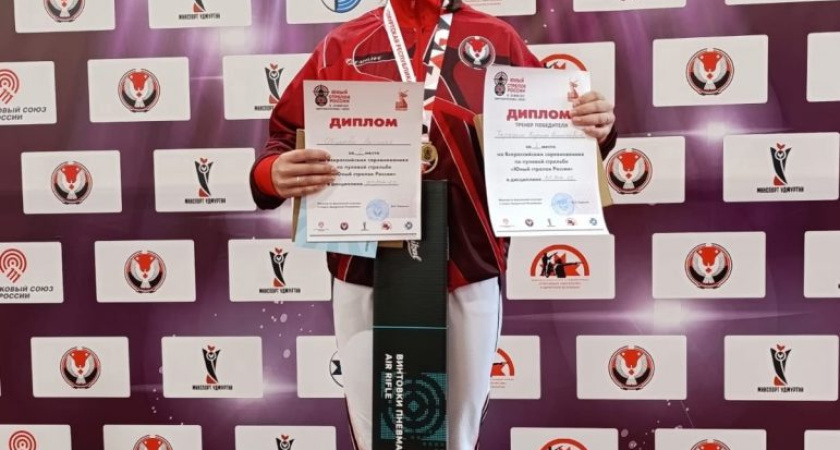 Юная глазовчанка отлично выступила на Всероссийских соревнованиях по пулевой стрельбе