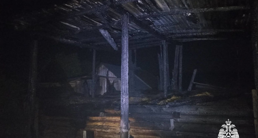 Грозовой разряд стал причиной пожара в Удмуртии