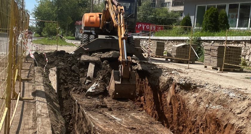 В Глазове частично перекрыли улицу Буденного