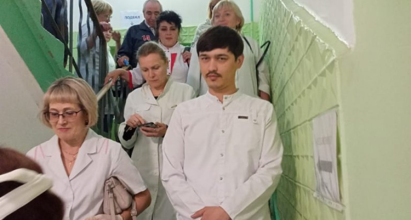 В Глазовской межрайонной больнице проходят тренировочные эвакуации