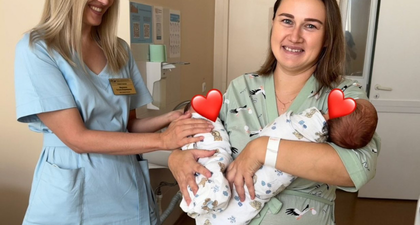 Жительница Удмуртии родила двойню естественным путем