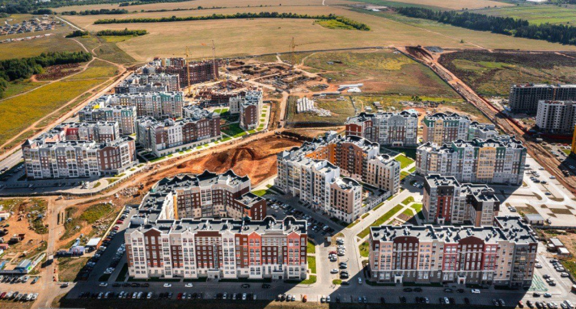Удмуртия занимает второе место по вводу жилья в ПФО