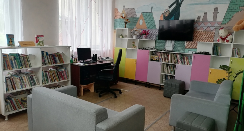 Пудемская детская библиотека преобразилась