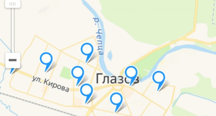 Точки доступа Wi-Fi в Глазове можно найти на карте