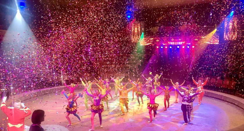 Первоклассники Глазова продолжают ездить в Государственный цирк Удмуртии