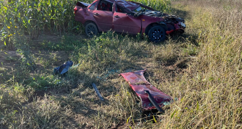 Женщина-водитель перевернулась на трассе «Ижевск-Воткинск-Молчаны»