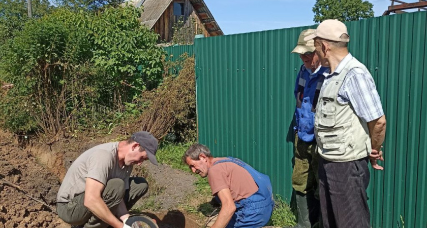 В двух населенных пунктах Глазовского района завершились работы по капитальному ремонту сетей водоснабжения