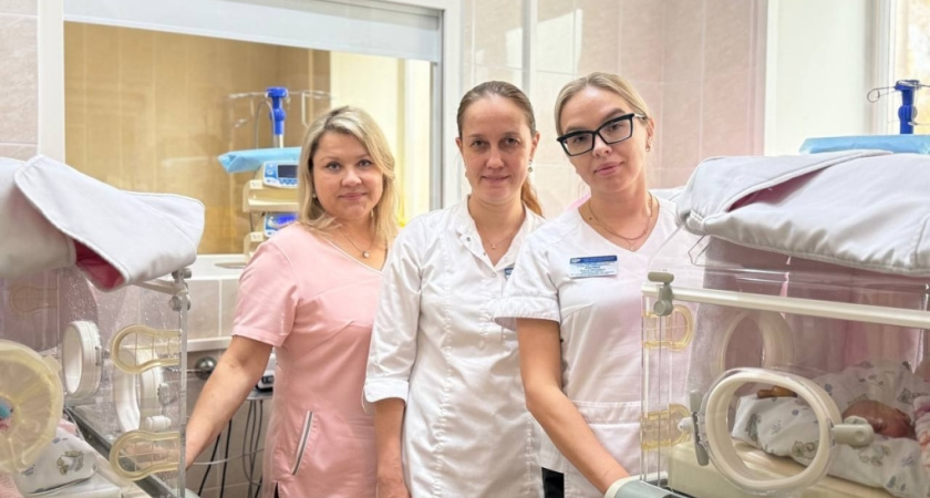 У глазовской семьи родилась тройня