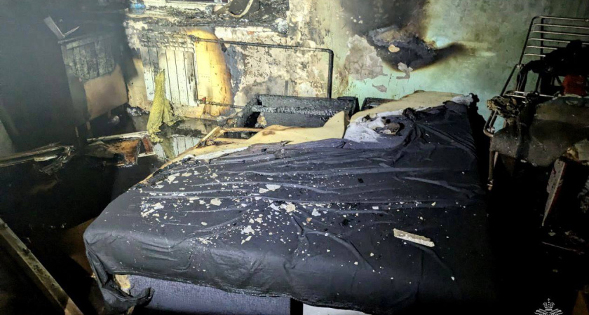 Семь человек спасли на пожаре в Воткинске